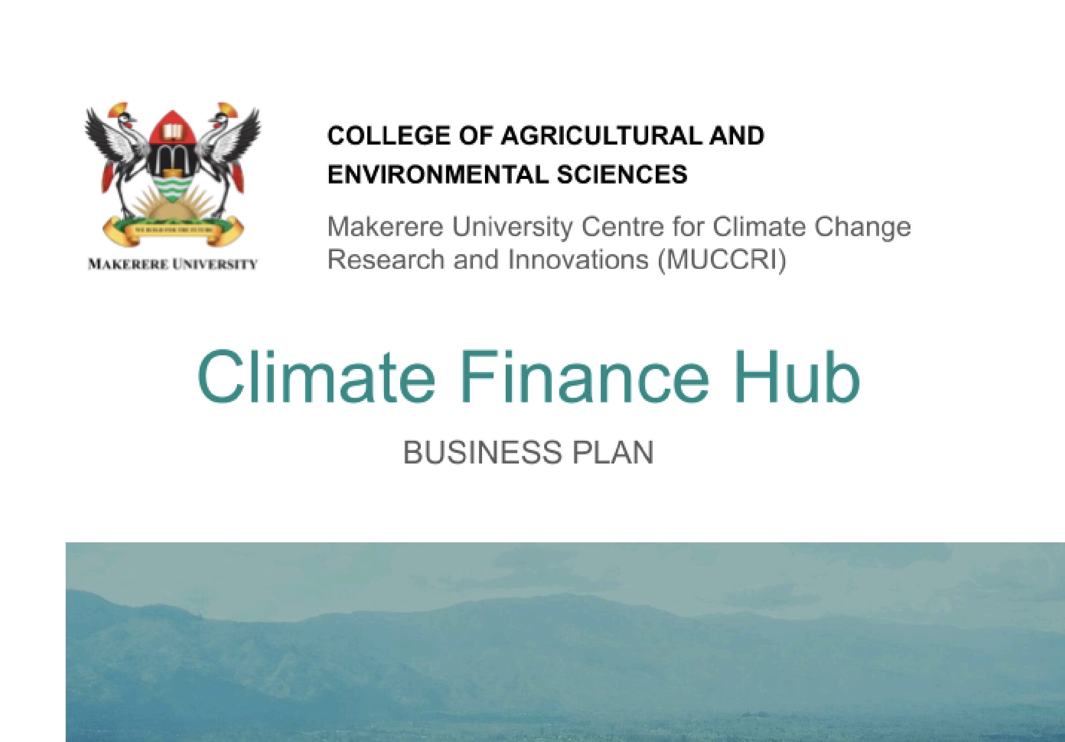 Uganda Business Plan